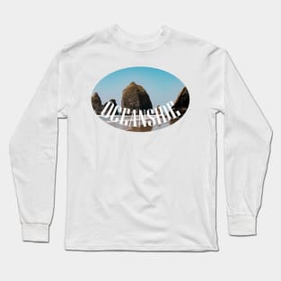 Oceanside Oregon Long Sleeve T-Shirt